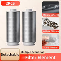 Préfiltre d'Eau Laiton pour Chauffe-Eau, Cartouche Inox Lavable et Détachable