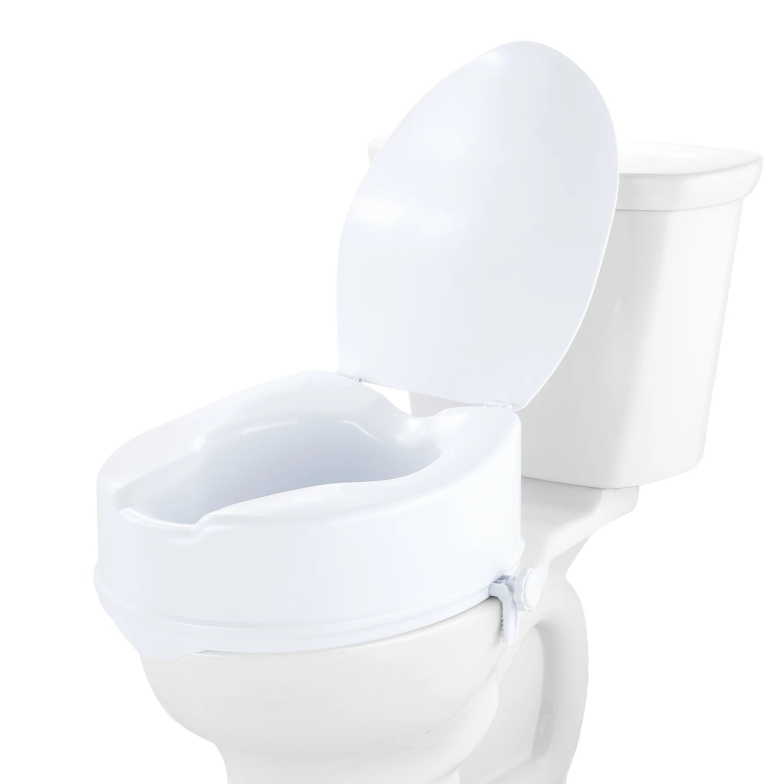 Réhausseur de Toilette Ergonomique Double Bouton