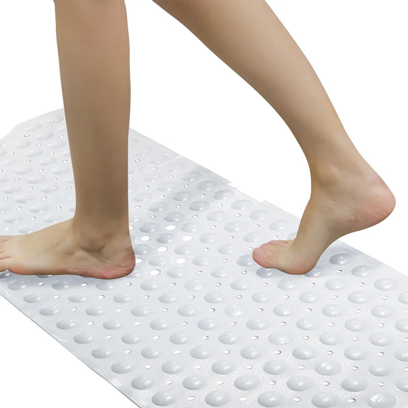 Tapis de Douche PVC Antidérapant à Ventouses 78 x 38 cm, 4 Coloris