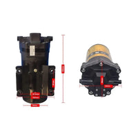 Pompe de Surpression Osmoseur 24 V avec Adaptateur, 400 à 1 200 GPD