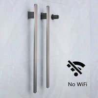 Sèche-Serviette Électrique Encastré Vertical 2 Barres Inox 84 cm, WiFi en Option