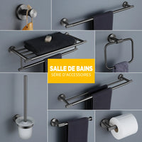 Accessoires Salle de Bain Gris Anthracite à Composer