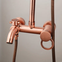 Colonne de Douche Murale Cuivre Antique 20 cm