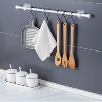 Clips Adhésifs à Ressort pour Tringle de Douche Télescopique, Sans Perçage