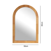 Miroir Salle de Bain Arche Bois Anti-Humidité