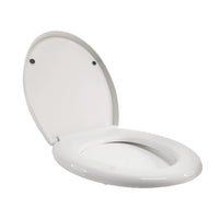 Abattant WC Frein de Chute Déclipsable Blanc