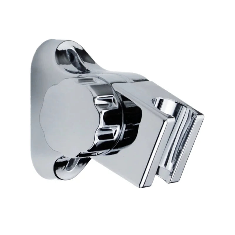Support Mural de Pomme de Douche en Aluminium Argenté