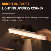 Réglette LED Sous Meuble à Détecteur de Mouvement Rechargeable 10 à 50 cm