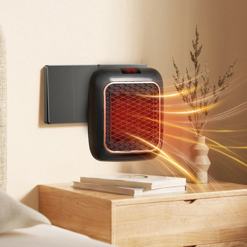 Radiateur Salle de Bain Mini Mural PTC avec Écran Digital et Télécommande