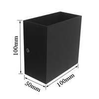 Applique Murale LED Carrée 6 W, Blanche ou Noire, 10 cm