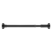 Tringle de Douche Inox Télescopique, Noir, Blanc ou Argent, 35 à 80 cm