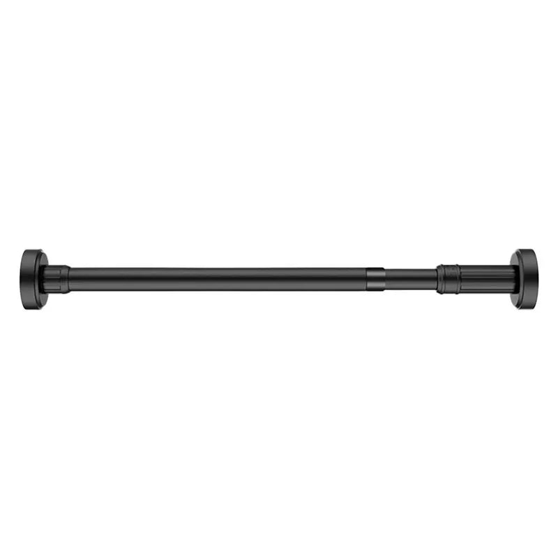 Tringle de Douche Inox Télescopique, Noir, Blanc ou Argent, 35 à 80 cm