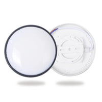 Plafonnier Cuisine LED Rond en Saillie Style Hublot, Noir ou Blanc, 16 ou 20 W
