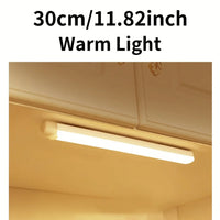 Réglette LED Sous Meuble à Détecteur de Mouvement Rechargeable 10 à 50 cm