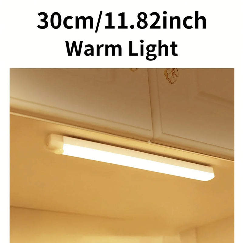 Réglette LED Sous Meuble à Détecteur de Mouvement Rechargeable 10 à 50 cm