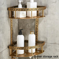 Ensemble d'Accessoires Salle de Bain Rétro Brossé