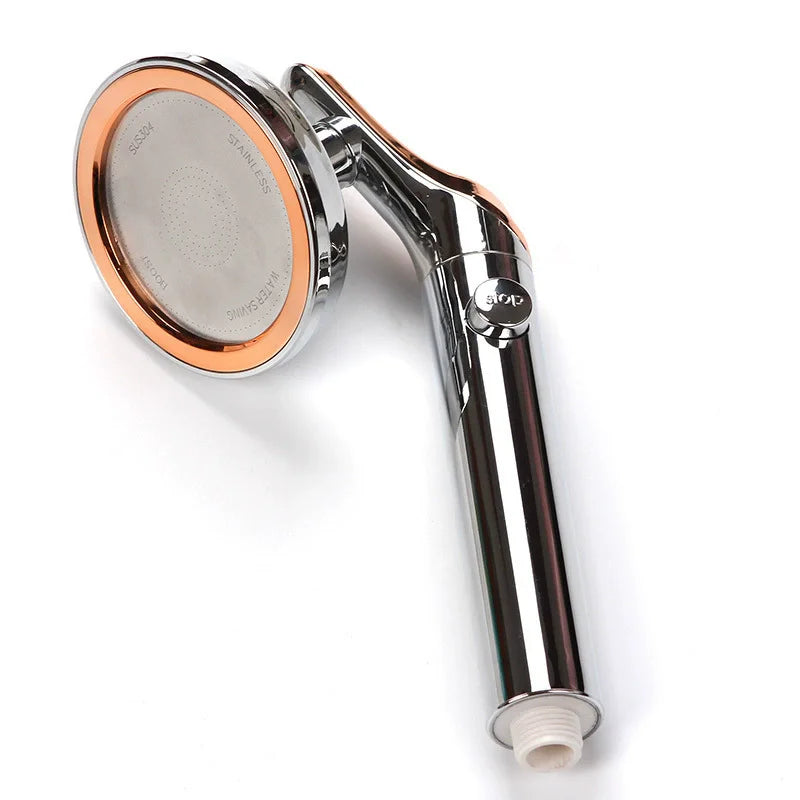 Pommeau de Douche Grand Panneau Haute Pression Blanc