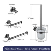 Accessoires Salle de Bain Gris Anthracite à Composer