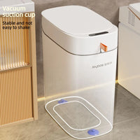 Poubelle de Salle de Bain à Capteur avec Distributeur de Sacs