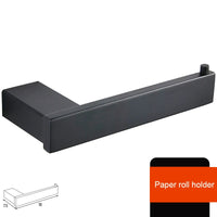 Accessoires Salle de Bain Noir Mat à la Pièce ou en Ensemble