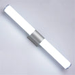 Applique Miroir Salle de Bain LED Tube Rond ou Carré, 25, 40 ou 55 cm