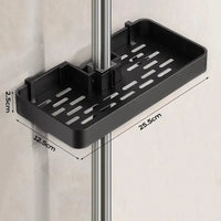 Étagère de Douche pour Barre de Douche en Aluminium, Sans Perçage