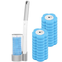Brosse WC Jetable Murale à Têtes Remplaçables