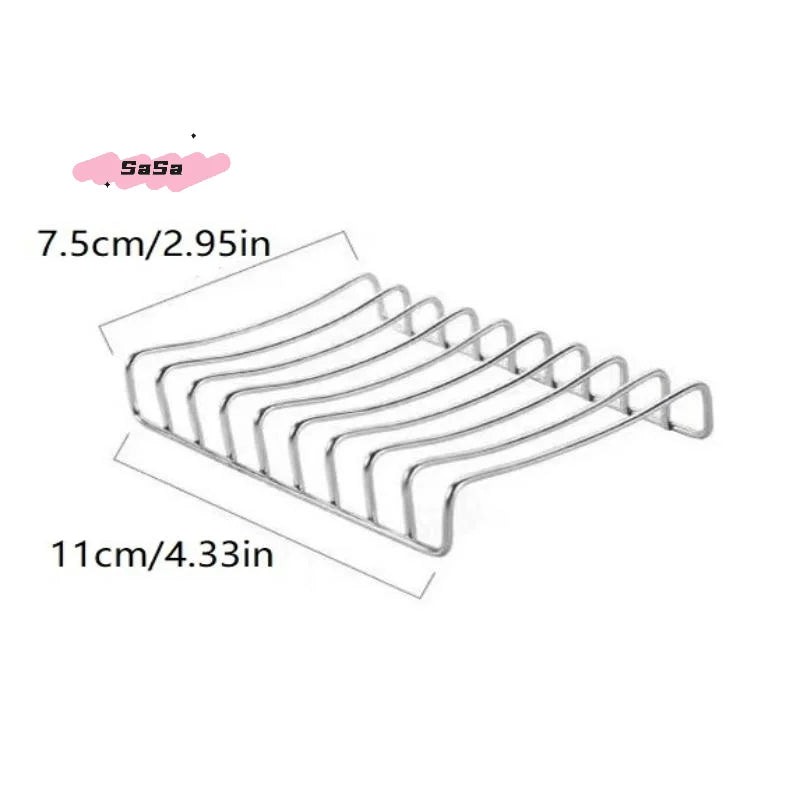 Porte-Savon en Inox avec Plateau de Drainage