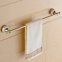 Ensemble d'Accessoires Salle de Bain Céramique Chromé