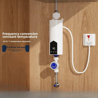 Chauffe-Eau Instantané Électrique Compact 220 V avec Affichage Digital