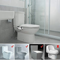 Robinet de Bidet Mural Ultra-Plat Blanc