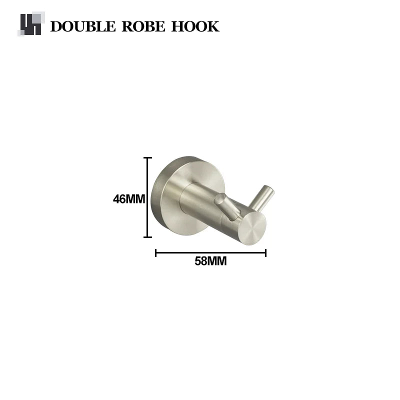 Accessoires Salle de Bain Nickel Brossé à Choisir par Pièce