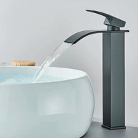 Mitigeur Lavabo Cascade Monotrou Inox 304, 7 Finitions, Modèle Bas ou Haut