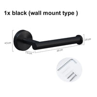 Porte-Papier Toilette Mural en Inox à Visser ou Adhésif 16 cm