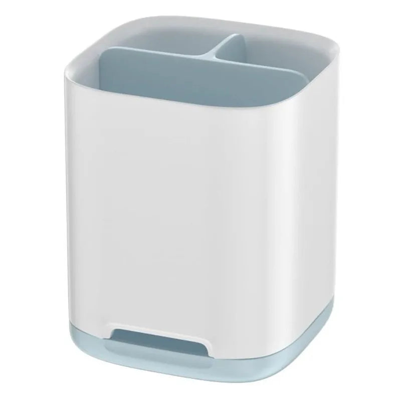 Porte-Brosse à Dents, Gobelet et Porte-Savon Blanc à la Pièce