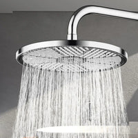 Pommeau de Douche Pluie 25,5 cm ou à Main, Noir ou Chromé