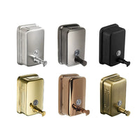 Distributeur de Savon Mural en Inox 304, 3 Contenances, 6 Finitions