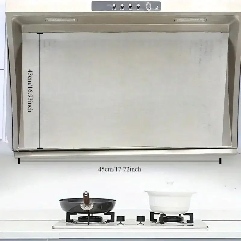 Filtre de Hotte Papier Anti-Graisse 45 x 43 cm, Lot de 12