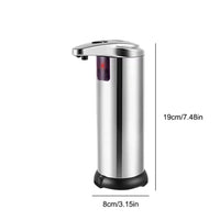 Distributeur de Savon Automatique Inox 300 ml Sans Contact à Piles
