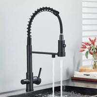 Mitigeur Cuisine Eau Filtrée 3 Voies Double Bec, 11 Modèles