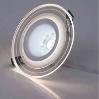 Spot LED Encastrable Cuisine avec Anneau Lumineux Coloré, 3 Modes
