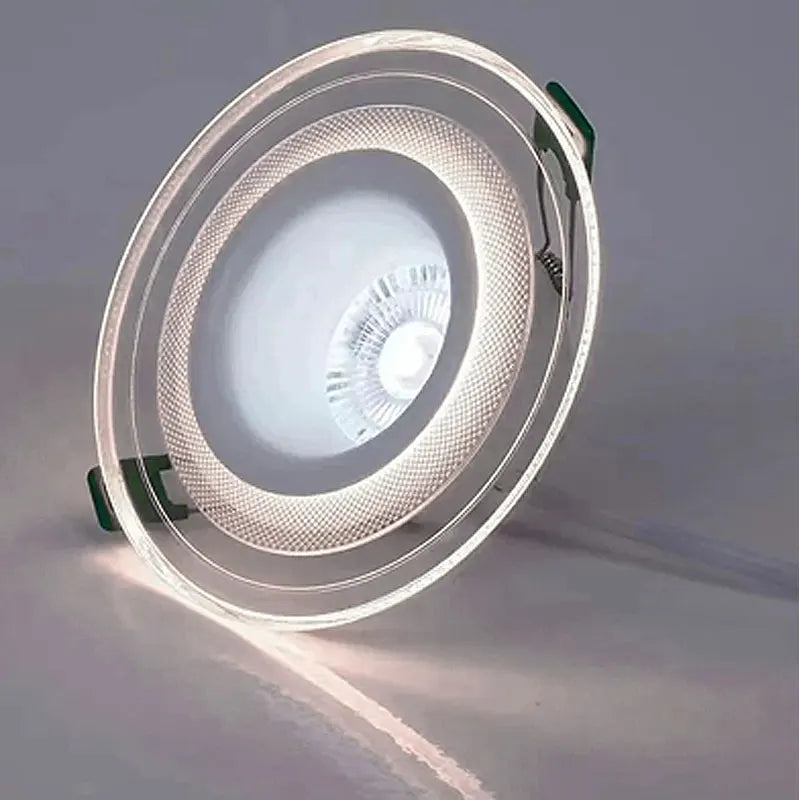 Spot LED Encastrable Cuisine avec Anneau Lumineux Coloré, 3 Modes