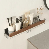 Accessoires Salle de Bain Bois Noyer Noir à la Pièce, 15 Articles