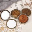 Miroir de Poche Rond en Bois Sculpté, Style Vintage, 5 Motifs