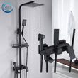 Douche Encastrable 3-4 Voies Noire ou Chromée