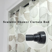 Barre de Douche Extensible Noire sans Perçage, 70 à 280 cm