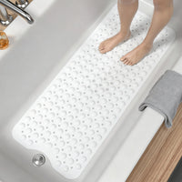 Tapis de Baignoire Extra Long Antidérapant 100 cm, 6 Coloris