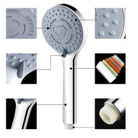 Pommeau de Douche Portable avec Flexible Inox 1,5 m