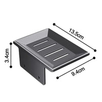 Porte-Savon Mural Aluminium à Panneau Ajouré 13,5 x 9,4 cm