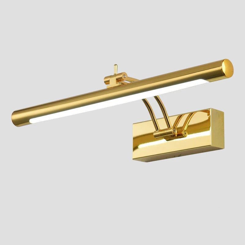 Applique Miroir Salle de Bain Inox Orientable 40 à 70 cm